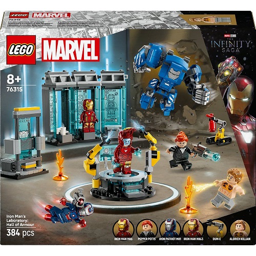LEGO® Marvel Iron Man’s Laboratory: Hall of Armour 76315