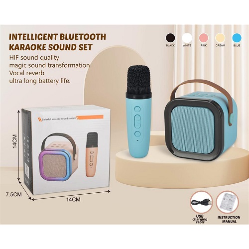 Bluetooth Speaker with Microphone for Karaoke