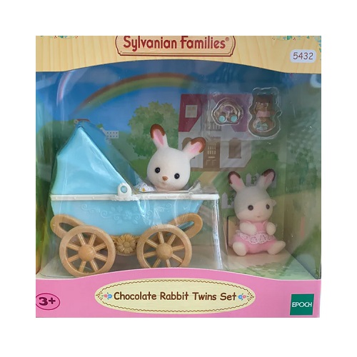 Sylvanian Chocolate Rabbit Twin Set