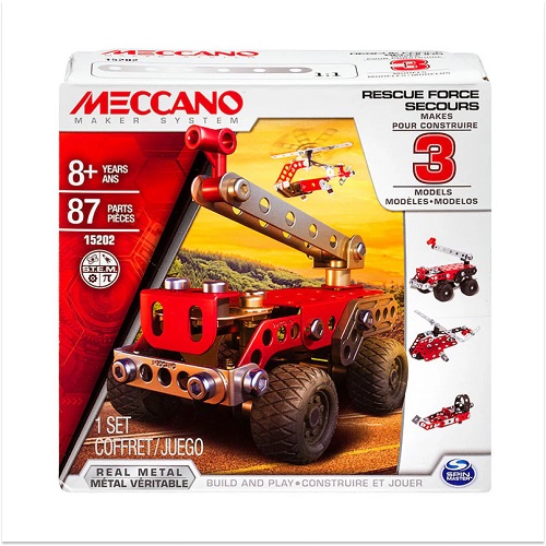 Meccano 3-Model Set Rescue Force