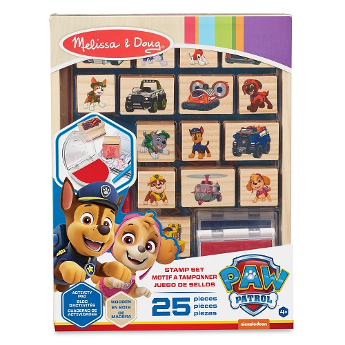 M&D Paw Patrol Wooden Stamps Activity Set