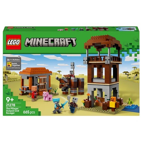 LEGO® Minecraft® The Pillager Outpost and Ravager 21278