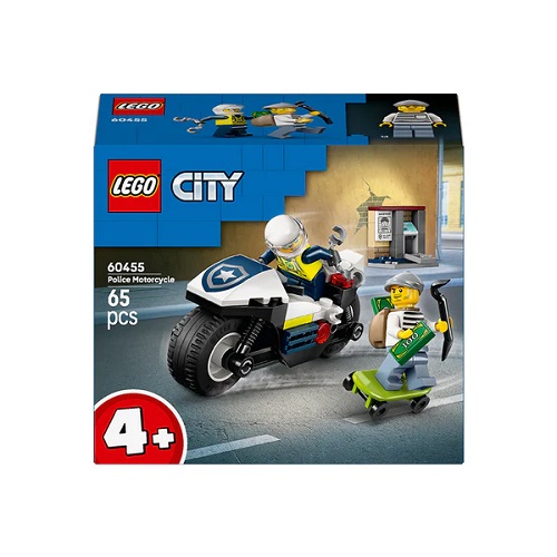 LEGO® City Police Motorcycle Chase 60455
