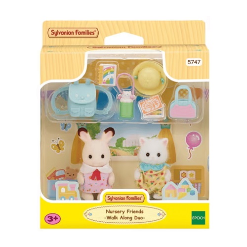 Sylvanian Nursery Friends Walk Along Duo
