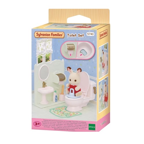 Sylvanian Toilet Set