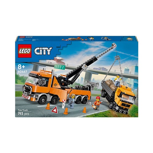 LEGO® City Heavy-Duty Recovery Tow Truck with Crane 60467