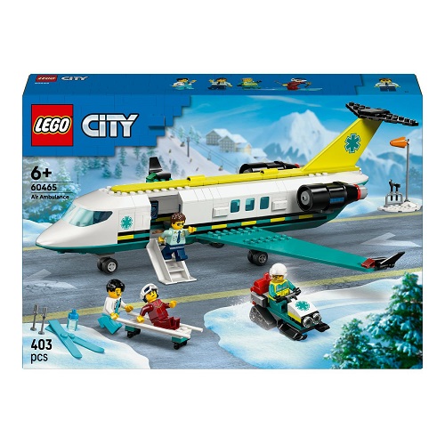 LEGO® City Emergency Air Ambulance Airplane 60465