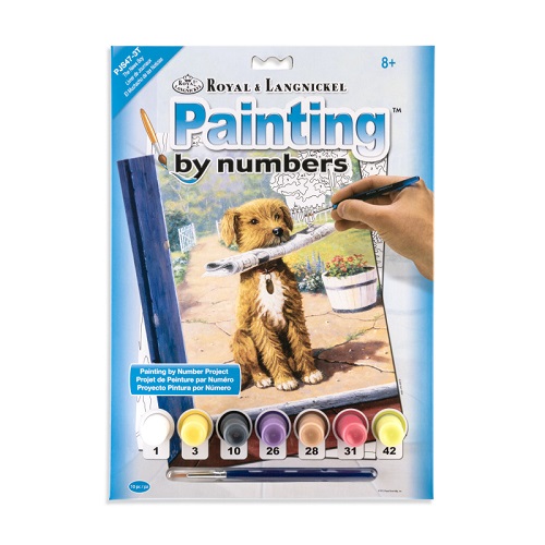 Paint By Number Junior Small The News Boy