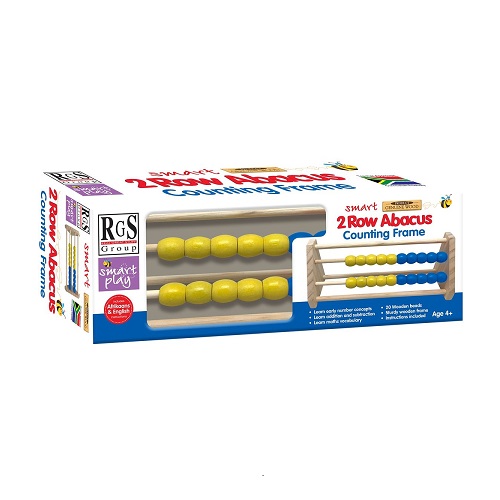 Abacus Wooden 2-Row RGS