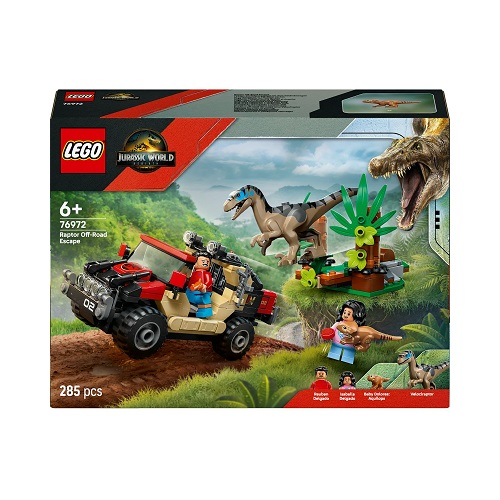LEGO® Jurassic World Raptor Off-Road Escape Velociraptor 76972