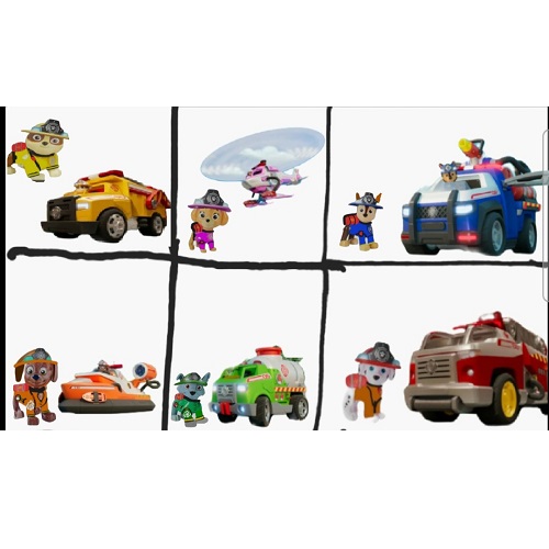 Paw Patrol Fire Rescue Vehicles