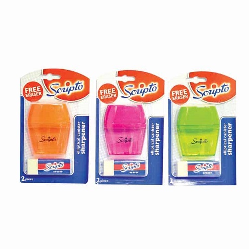 Scripto Sharpener and Eraser set