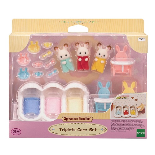 Sylvanian Triplets Care Set