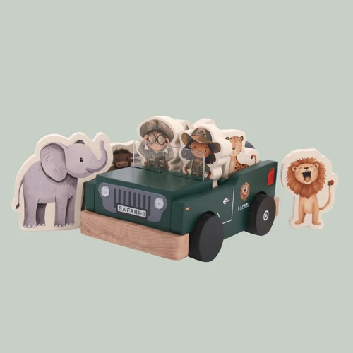 Wooden Safari Play set
