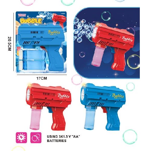 Bubble Gun with 2 bubble refills
