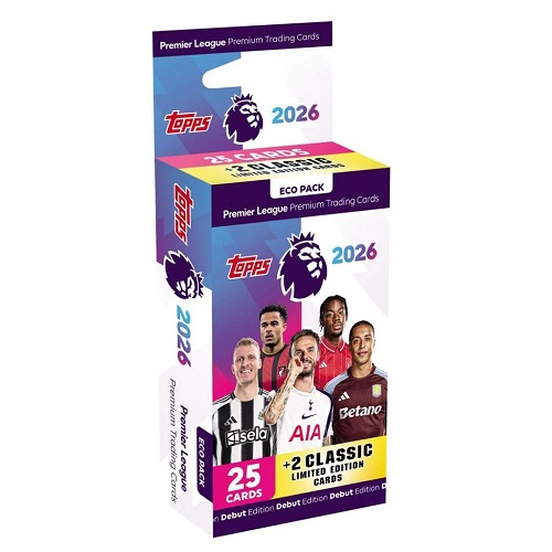 Topps EPL 2026 Eco Booster (25+2 Cards)