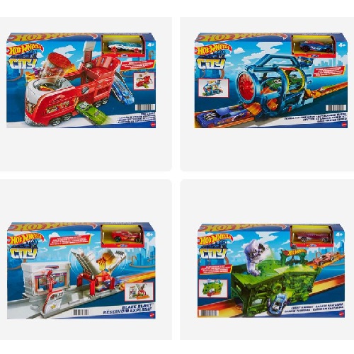 Hot Wheels Fold-Out Playset Asst