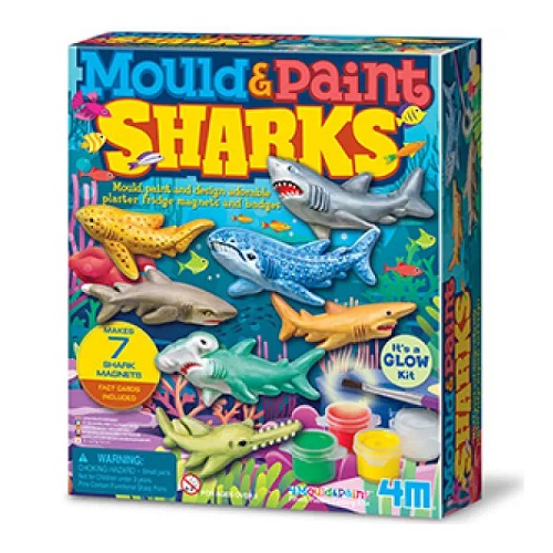 4M Mould & Paint Sharks Kit