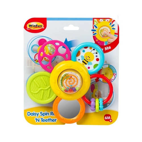 Winfun Spin Rattle & Teether
