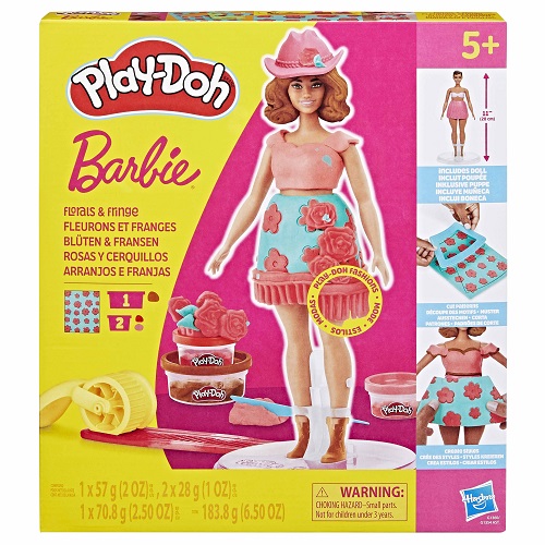Play-Doh Barbie Florals And Fringe Cowboy