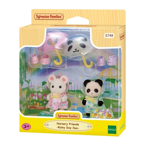 Sylvanian Nursery Friends Rainy Day Duo