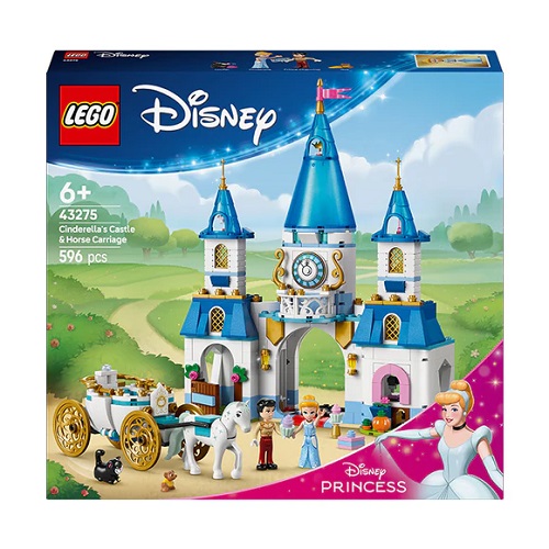 LEGO® Disney Princess™ Cinderella’s Castle & Horse Carriage 43275