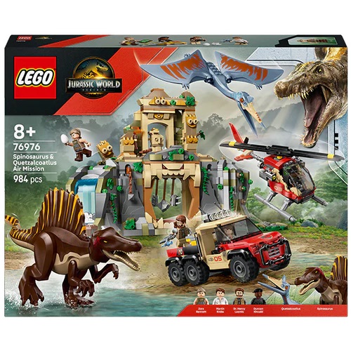 LEGO® Jurassic World Spinosaurus & Quetzalcoatlus Air Mission 76976