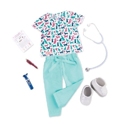 Our Generation Outfit - Healthy Paws Vet Uniform